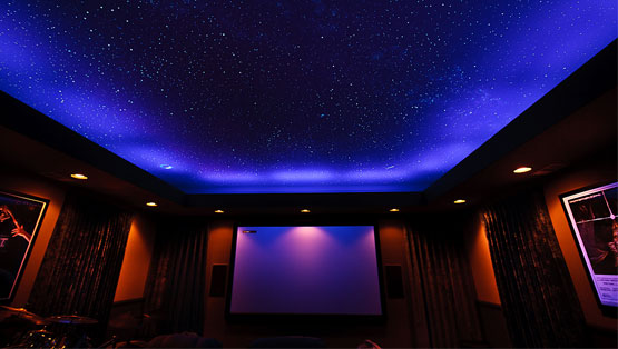 Fibre Optic Lighting And Star Ceilings For Home Theater