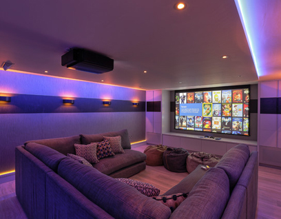 CUSTOM HOME THEATER